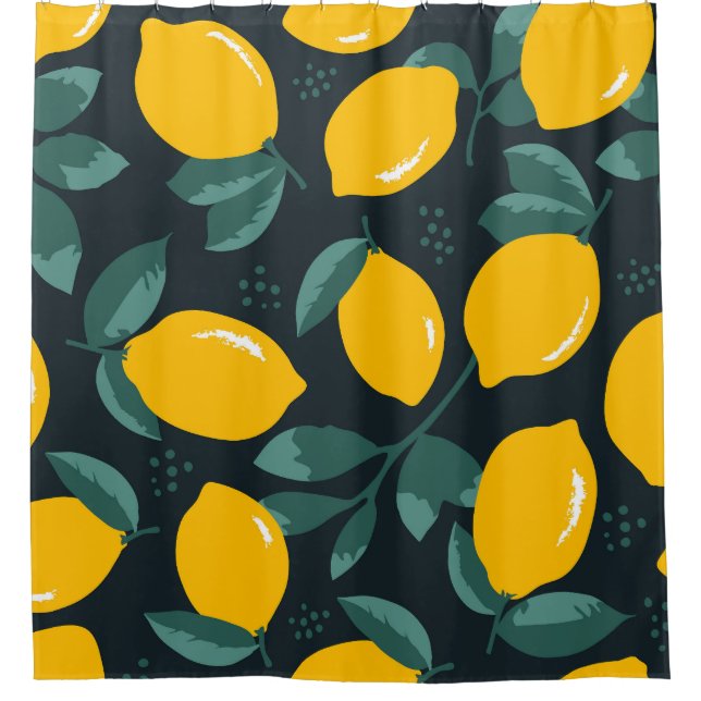 Lemons Flowers, Vintage Summer Texture. (Front)