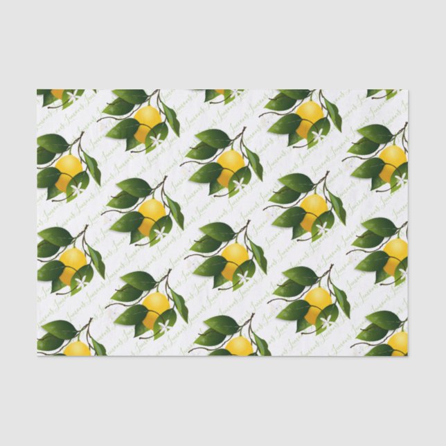 Lemons Fruit Tissue Paper (Front)