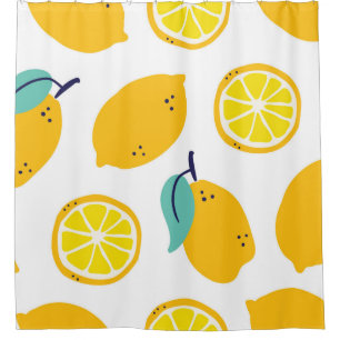 Lemons fruits seamless pattern