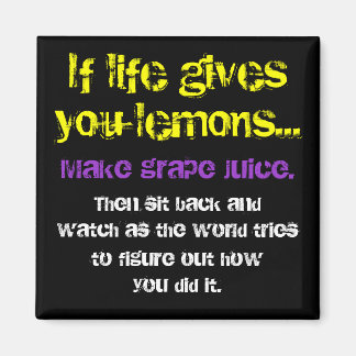 Lemons & Grapes Magnet