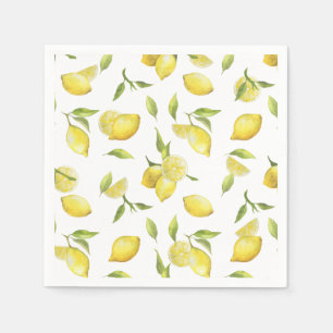 Lemons & Greenery PARTY Paper Napkin