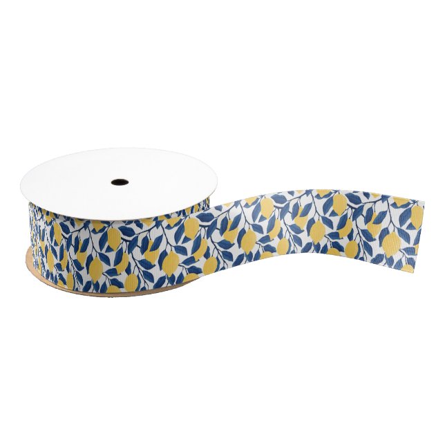 Lemons Grosgrain Ribbon (Spool)