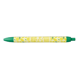 Lemons Leaf Pattern Name Initial   Pen