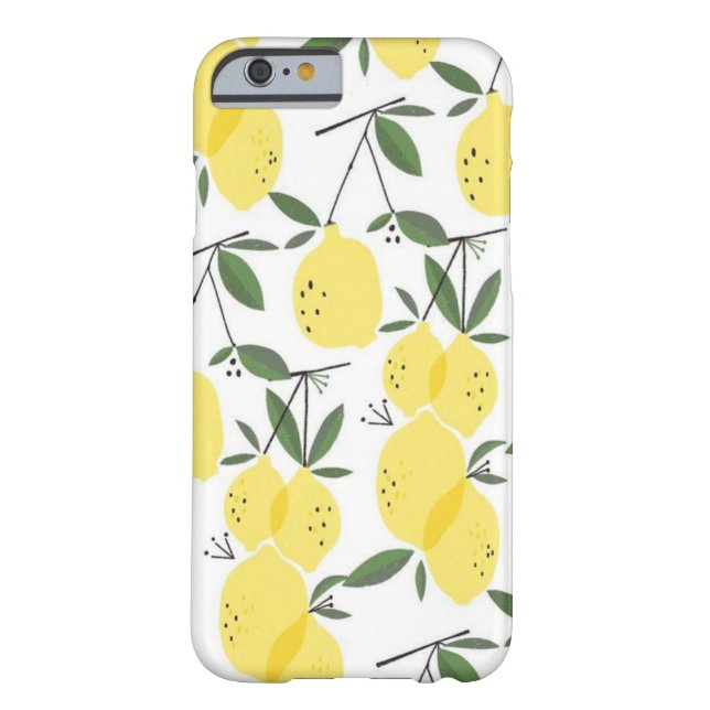 Lemons & Lemons iPhone 6/6s, Barely Case (Back)