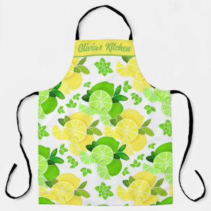 Lemons lime  lemon lime slices sunny citrus    pap apron
