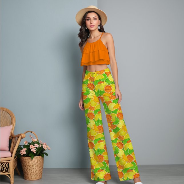 Lemons, limes and oranges  fabric (Creator Uploaded)