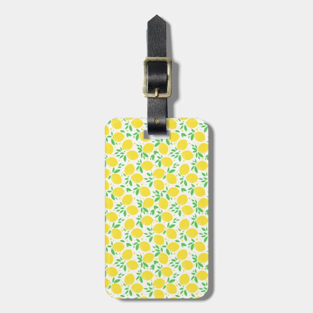 Lemons Luggage Tag (Front Vertical)