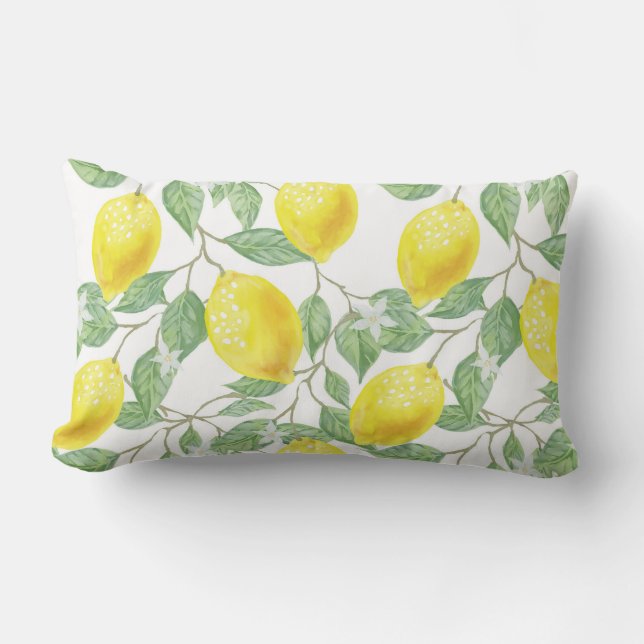 Lemons Lumbar Pillow (Front)