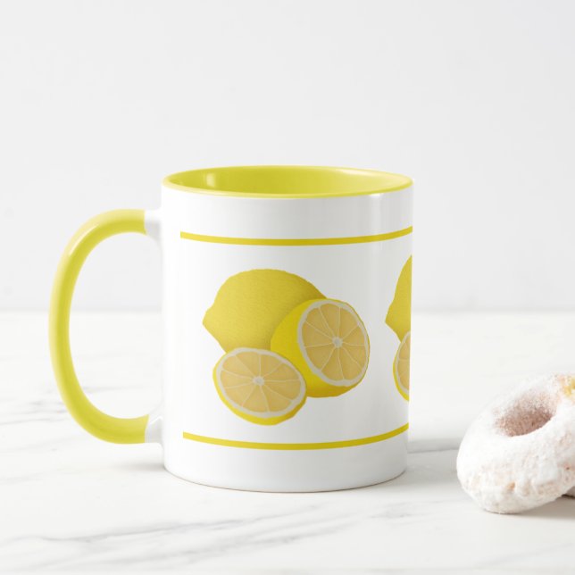 Lemons Mug (With Donut)