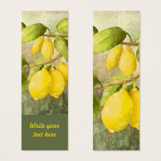 Lemons on a Branch Personalized Bookmark