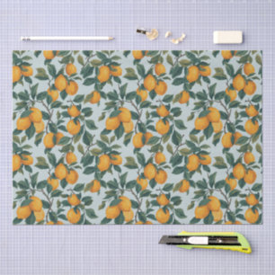Lemons on Branches Tissue Paper