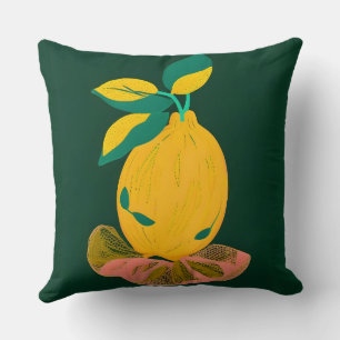 Lemon's Out of The Net Bag Throw Pillow