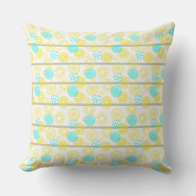 Lemons Outdoor Pillow (Front)