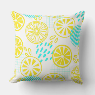 Lemons Outdoor Pillow