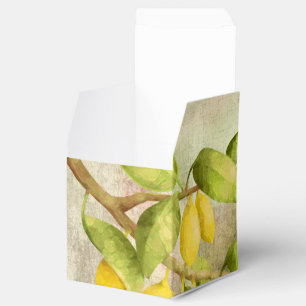 Lemons Painting  Favor Box