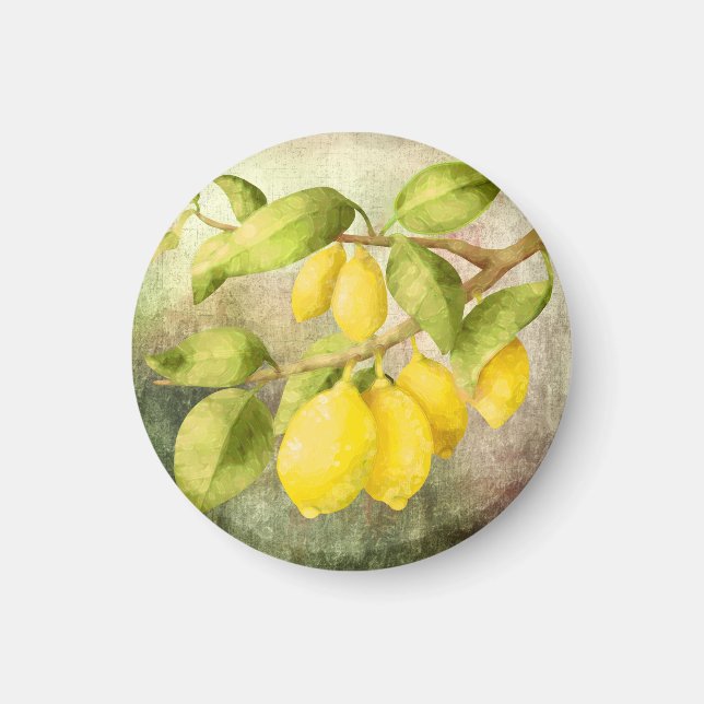 Lemons Painting  Magnet (Front)