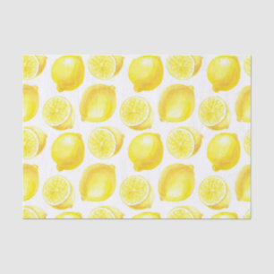 Lemons pattern design tissue paper