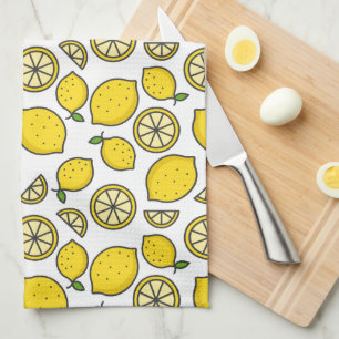 Lemons Pattern Kitchen Towel