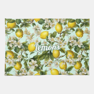 Lemons Pattern Kitchen Towel