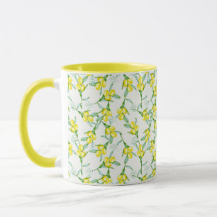 Lemons pattern mug