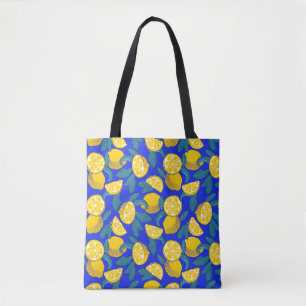 Lemons Pop Art Tote Bag