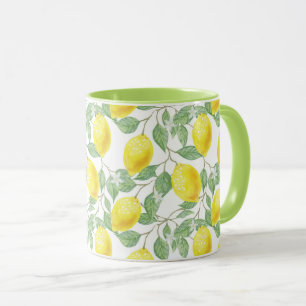 Lemons Seamless Pattern Mug