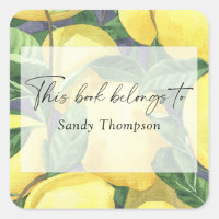 Lemons - This book belongs to