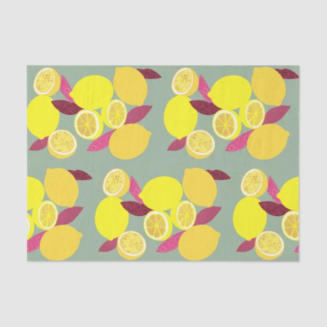 Lemons Tissue Paper (Front)