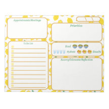Lemons To-Do List | Cute Lemon Notepad