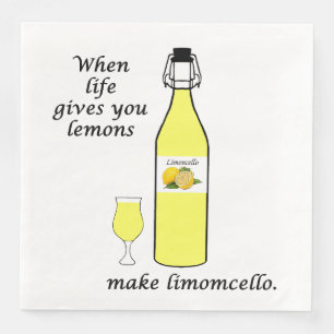 Lemons to Limoncello Dinner Napkins