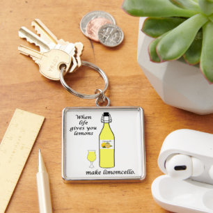 Lemons to Limoncello Keychain