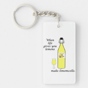 Lemons to Limoncello Keychain