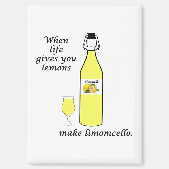 Lemons to Limoncello Magnet (Front)