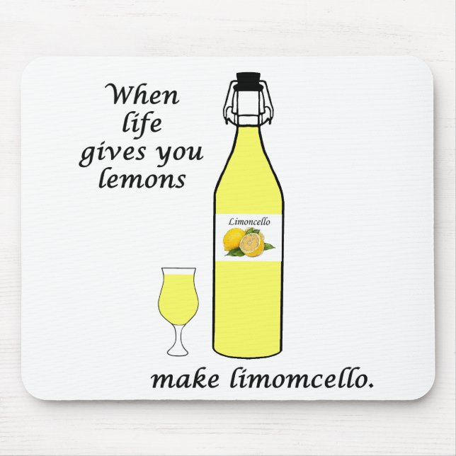 Lemons to Limoncello Mouse Pad (Front)