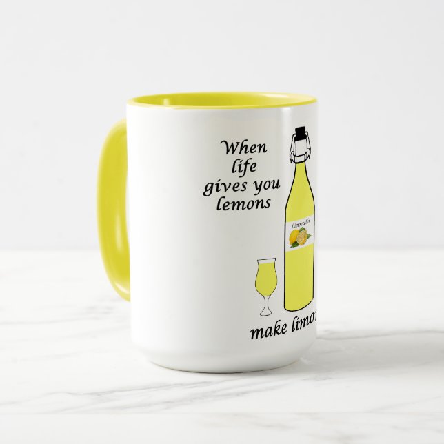 Lemons to Limoncello Mug (Front Left)