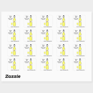 Lemons to Limoncello Square Sticker