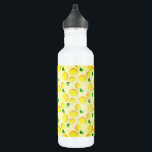 Lemons Water Bottle<br><div class="desc">Yellow Lemons Water Bottles MIGNED Design</div>