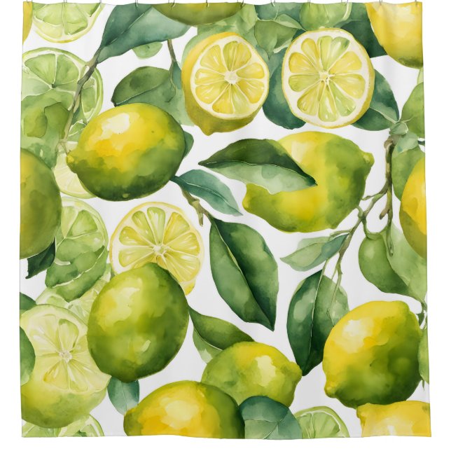 Lemons Watercolor Pattern Design (Front)