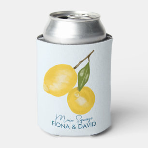 Lemons wedding  can cooler
