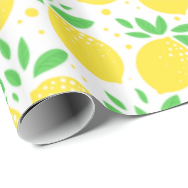 Lemons Wrapping Paper (Roll Corner)