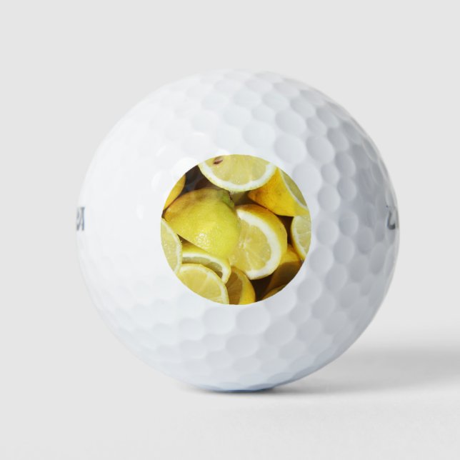 Lemons Yellow Golf Balls (Front)