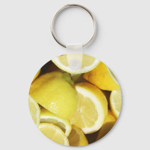 Lemons Yellow Keychain