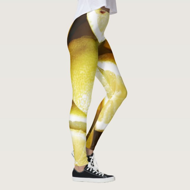 Lemons Yellow Leggings (Right)