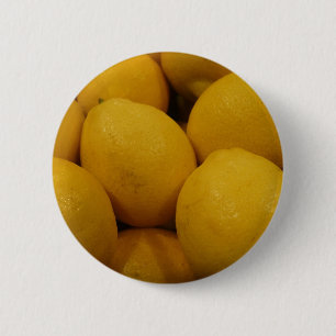 Lemony Lemons 2 Inch Round Button