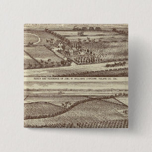Lemoore, Armona ranches 2 Inch Square Button