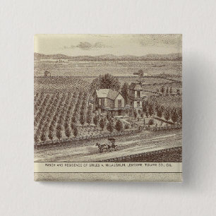 Lemoore, Armona ranches 2 Inch Square Button