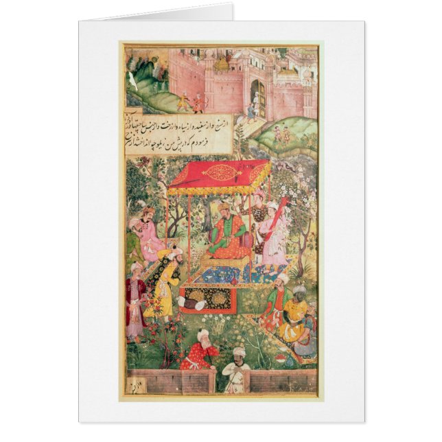 L'empereur Babur de nabab reçoit les représentants (Devant)