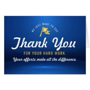 L'employé remercie, un gagnant en affaires et en v