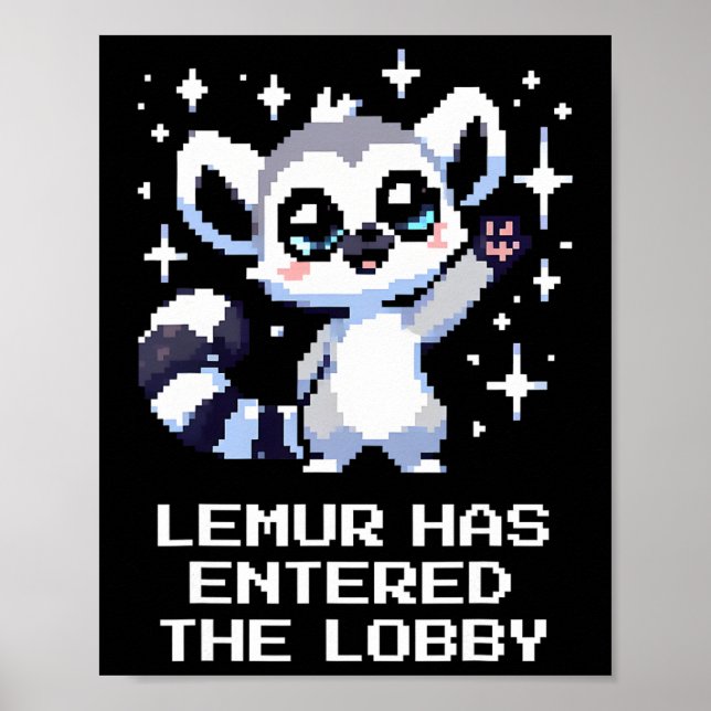 Lemur Entered Lob  Poster (Front)