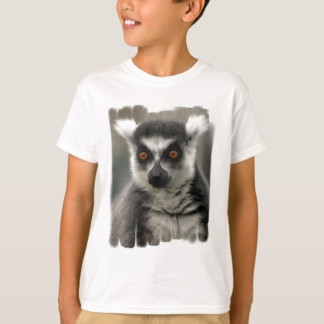 Lemur Face  Youth T-Shirt (Front)